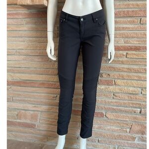 Prana Black Skinny Moto Skinny Jeans
